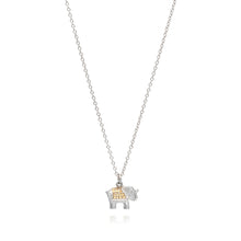 Load image into Gallery viewer, Small Elephant Charm Necklace