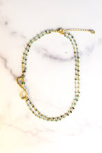 Load image into Gallery viewer, Emerald Snake Necklace