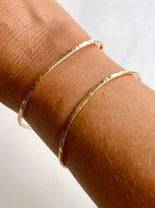 Golden cuff bracelet