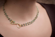 Load image into Gallery viewer, Emerald Snake Necklace