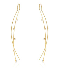Load image into Gallery viewer, Fabiola gold earring