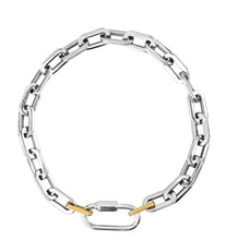 Load image into Gallery viewer, Carabiner puerto necklace silver