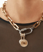 Load image into Gallery viewer, Carabiner sun puerto necklace