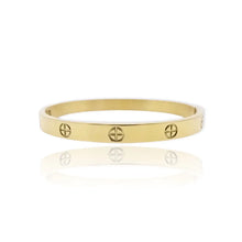 Load image into Gallery viewer, Thick love bracelet gold