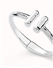 Load image into Gallery viewer, Rigid Sterling Silver-Plated Bracelet