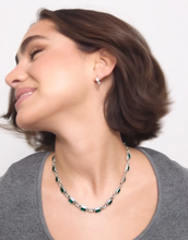 Load image into Gallery viewer, Green Multi-Crystal Necklace
