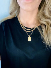 Load image into Gallery viewer, Lucy Letter Plate Necklace: A-Z