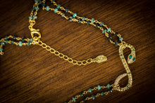 Load image into Gallery viewer, Emerald Snake Necklace