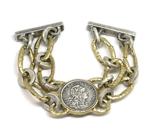 Load image into Gallery viewer, Double Link Escudo Bracelet