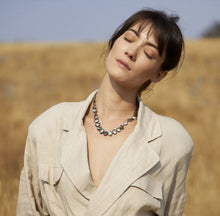 Load image into Gallery viewer, Pyrite Slice Necklace
