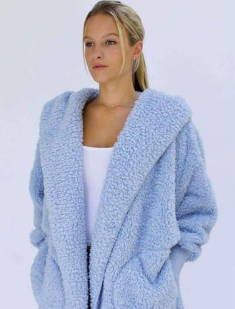 Nordic beach comfy sales cozy wrap hooded jacket
