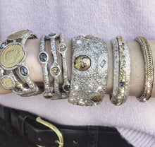Load image into Gallery viewer, Siena Wide Marcasite Bangle