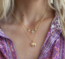 Load image into Gallery viewer, Small Elephant Charm Necklace