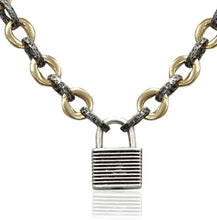 Load image into Gallery viewer, Two Tone Keepsake Necklace