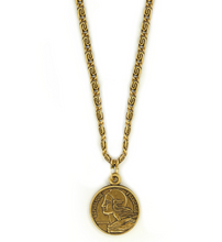 Load image into Gallery viewer, French Coin Necklace