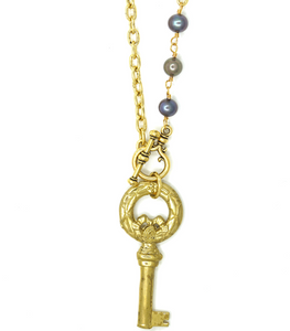 Paris Key Necklace