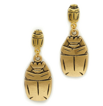 Load image into Gallery viewer, Scarab Earrings