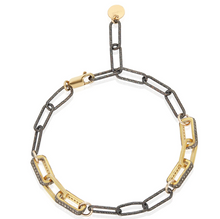 Load image into Gallery viewer, Diamond Paperclip Bracelet