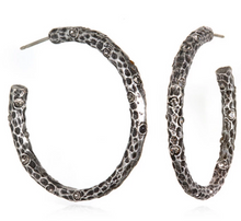 Load image into Gallery viewer, Pavia Hoops with Crystals