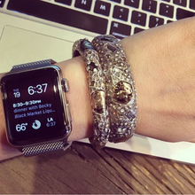 Load image into Gallery viewer, Silver Oval Empire Bangle