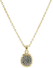 Load image into Gallery viewer, Gold Pavia Pave & Frame Necklace