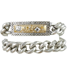 Load image into Gallery viewer, Silver Zeus Double Wrap ID Bracelet