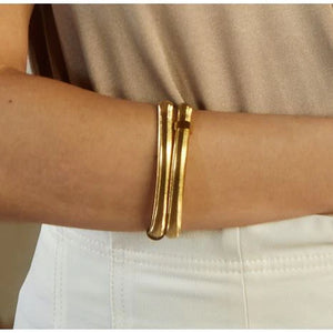 Snake bracelet gold
