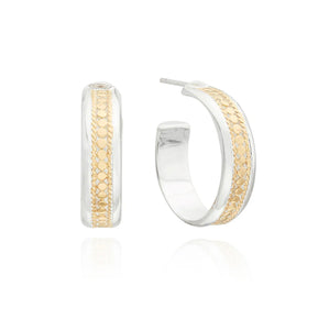 Classic Wide Hoop Earrings