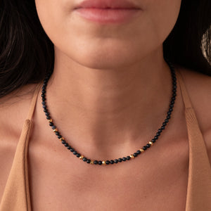 Dumortierite Beaded Necklace