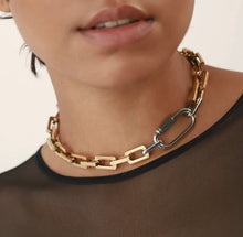 Load image into Gallery viewer, Carabiner square puerto necklace