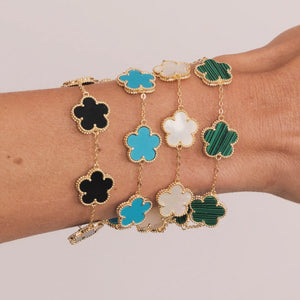 Mother of Pearl Clover Earrings