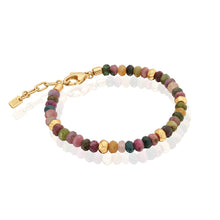 Load image into Gallery viewer, Tourmaline Beaded Bracelet