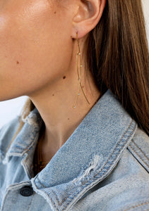 Fabiola gold earring
