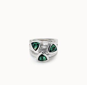 Triple Aqua ring