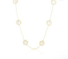 Load image into Gallery viewer, Mother of pearl Clover Necklace