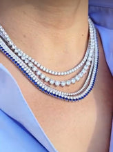 Load image into Gallery viewer, 2mm Classic Tennis Necklace
