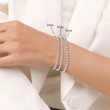 Load image into Gallery viewer, 2mm Classic tennis bracelet