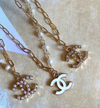 Load image into Gallery viewer, Mini white CC pendant
