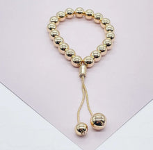 Load image into Gallery viewer, 18k GF Ball Bracelet 3 sizes