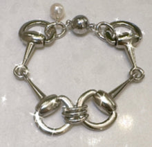Load image into Gallery viewer, 7” Horse bit bracelet
