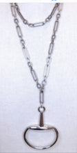 Load image into Gallery viewer, Link long horse bit necklace