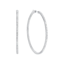 Load image into Gallery viewer, Large Cz Endless Hoop