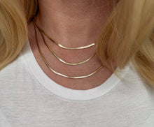 Load image into Gallery viewer, 2mm herringbone necklace