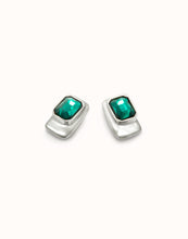 Load image into Gallery viewer, Green Crystal Earrings