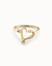 Load image into Gallery viewer, One Love Gold Heart Bracelet