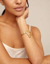 Load image into Gallery viewer, One Love Gold Heart Bracelet