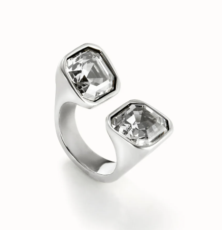 Ring with White Crystal