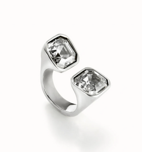 Ring with White Crystal