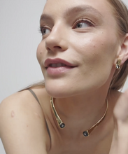 Load image into Gallery viewer, Necklace with Black Crystal