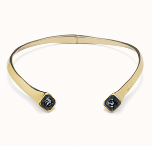 Necklace with Black Crystal